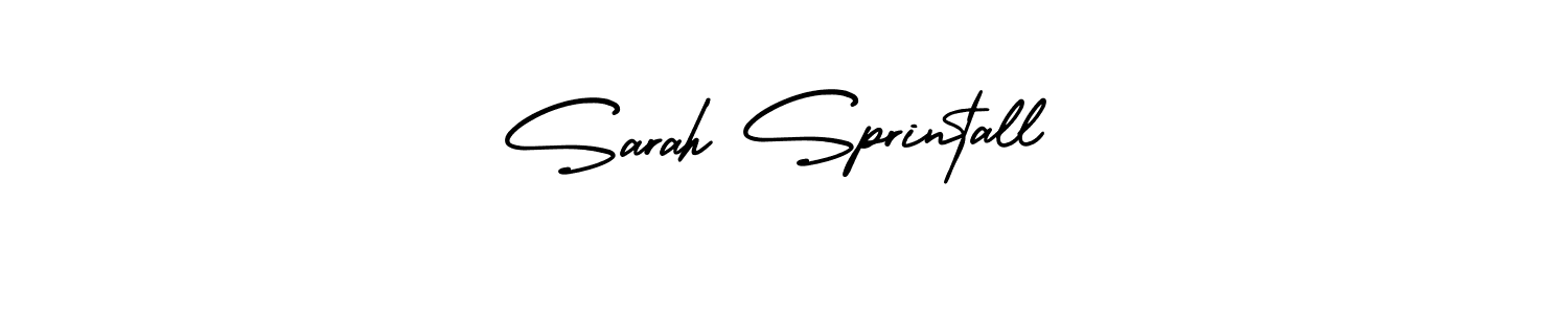 The best way (AmerikaSignatureDemo-Regular) to make a short signature is to pick only two or three words in your name. The name Sarah Sprintall include a total of six letters. For converting this name. Sarah Sprintall signature style 3 images and pictures png