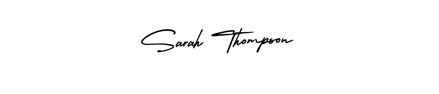if you are searching for the best signature style for your name Sarah Thompson. so please give up your signature search. here we have designed multiple signature styles  using AmerikaSignatureDemo-Regular. Sarah Thompson signature style 3 images and pictures png