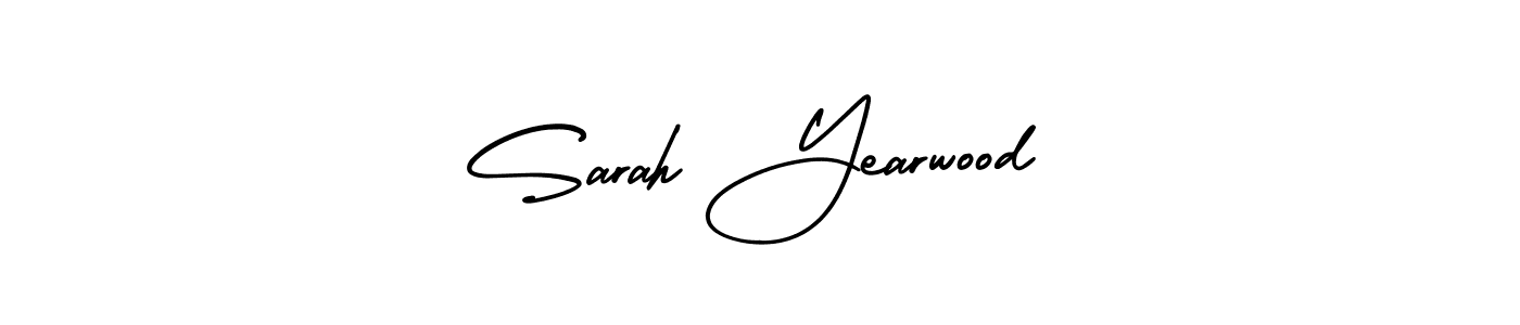 Use a signature maker to create a handwritten signature online. With this signature software, you can design (AmerikaSignatureDemo-Regular) your own signature for name Sarah Yearwood. Sarah Yearwood signature style 3 images and pictures png