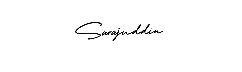 It looks lik you need a new signature style for name Sarajuddin. Design unique handwritten (AmerikaSignatureDemo-Regular) signature with our free signature maker in just a few clicks. Sarajuddin signature style 3 images and pictures png
