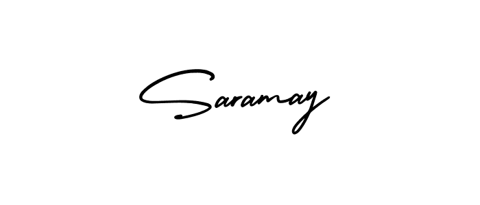 Make a short Saramay signature style. Manage your documents anywhere anytime using AmerikaSignatureDemo-Regular. Create and add eSignatures, submit forms, share and send files easily. Saramay signature style 3 images and pictures png