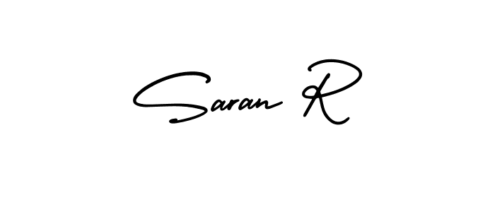 AmerikaSignatureDemo-Regular is a professional signature style that is perfect for those who want to add a touch of class to their signature. It is also a great choice for those who want to make their signature more unique. Get Saran R name to fancy signature for free. Saran R signature style 3 images and pictures png