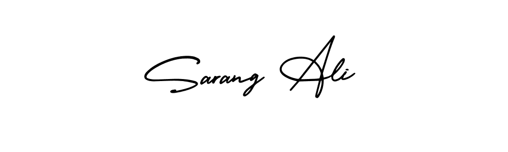 This is the best signature style for the Sarang Ali name. Also you like these signature font (AmerikaSignatureDemo-Regular). Mix name signature. Sarang Ali signature style 3 images and pictures png