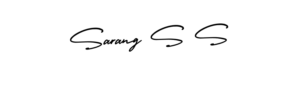 if you are searching for the best signature style for your name Sarang S S. so please give up your signature search. here we have designed multiple signature styles  using AmerikaSignatureDemo-Regular. Sarang S S signature style 3 images and pictures png