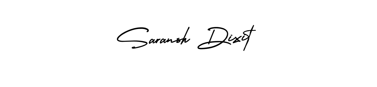 Make a beautiful signature design for name Saransh Dixit. With this signature (AmerikaSignatureDemo-Regular) style, you can create a handwritten signature for free. Saransh Dixit signature style 3 images and pictures png