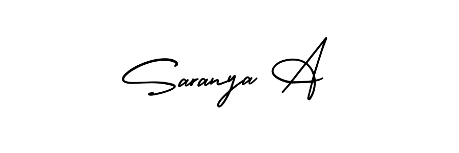 You can use this online signature creator to create a handwritten signature for the name Saranya A. This is the best online autograph maker. Saranya A signature style 3 images and pictures png