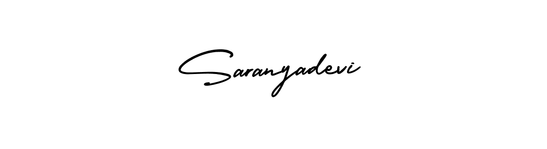 Saranyadevi stylish signature style. Best Handwritten Sign (AmerikaSignatureDemo-Regular) for my name. Handwritten Signature Collection Ideas for my name Saranyadevi. Saranyadevi signature style 3 images and pictures png