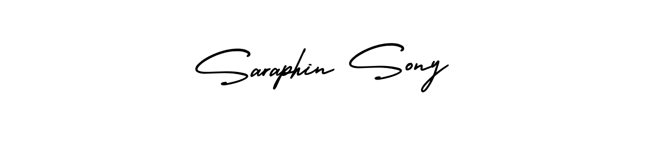 AmerikaSignatureDemo-Regular is a professional signature style that is perfect for those who want to add a touch of class to their signature. It is also a great choice for those who want to make their signature more unique. Get Saraphin Sony name to fancy signature for free. Saraphin Sony signature style 3 images and pictures png