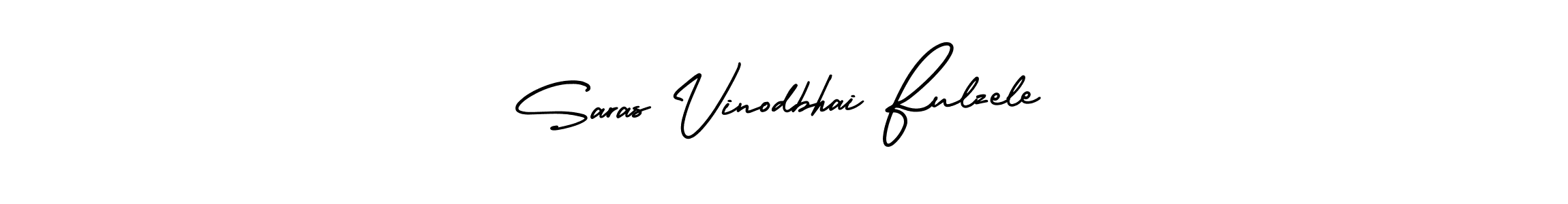 How to make Saras Vinodbhai Fulzele signature? AmerikaSignatureDemo-Regular is a professional autograph style. Create handwritten signature for Saras Vinodbhai Fulzele name. Saras Vinodbhai Fulzele signature style 3 images and pictures png