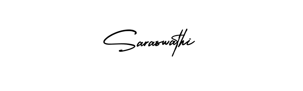 Saraswathi stylish signature style. Best Handwritten Sign (AmerikaSignatureDemo-Regular) for my name. Handwritten Signature Collection Ideas for my name Saraswathi. Saraswathi signature style 3 images and pictures png