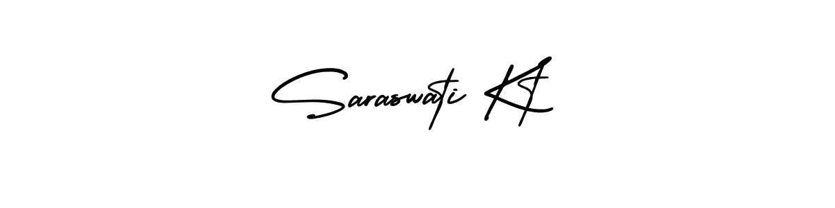 This is the best signature style for the Saraswati Kt name. Also you like these signature font (AmerikaSignatureDemo-Regular). Mix name signature. Saraswati Kt signature style 3 images and pictures png