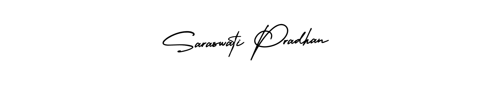 Design your own signature with our free online signature maker. With this signature software, you can create a handwritten (AmerikaSignatureDemo-Regular) signature for name Saraswati Pradhan. Saraswati Pradhan signature style 3 images and pictures png