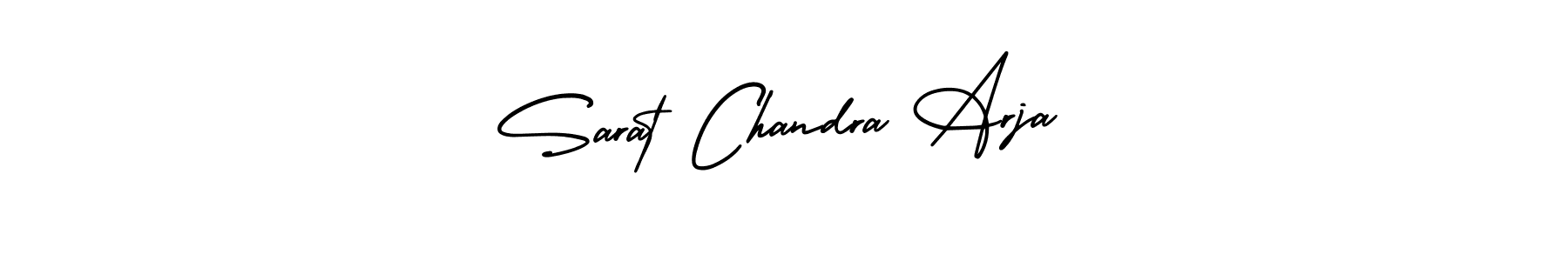 It looks lik you need a new signature style for name Sarat Chandra Arja. Design unique handwritten (AmerikaSignatureDemo-Regular) signature with our free signature maker in just a few clicks. Sarat Chandra Arja signature style 3 images and pictures png