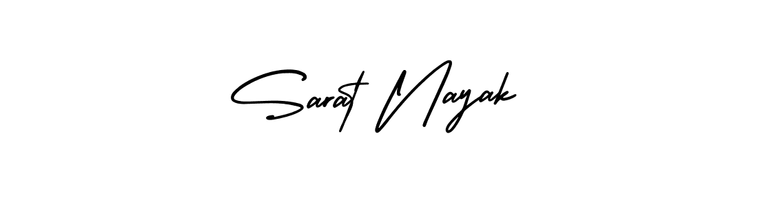 You should practise on your own different ways (AmerikaSignatureDemo-Regular) to write your name (Sarat Nayak) in signature. don't let someone else do it for you. Sarat Nayak signature style 3 images and pictures png