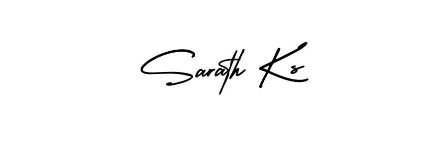 It looks lik you need a new signature style for name Sarath Ks. Design unique handwritten (AmerikaSignatureDemo-Regular) signature with our free signature maker in just a few clicks. Sarath Ks signature style 3 images and pictures png