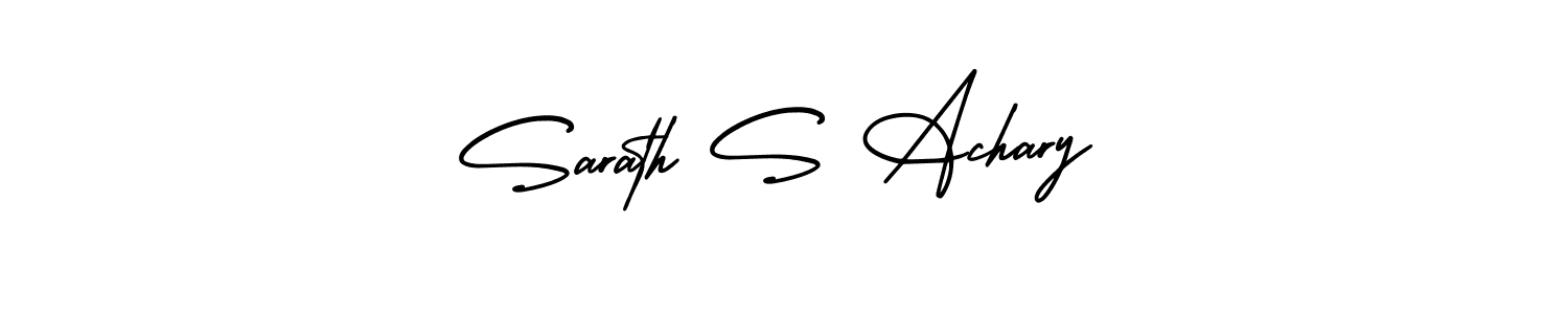 if you are searching for the best signature style for your name Sarath S Achary. so please give up your signature search. here we have designed multiple signature styles  using AmerikaSignatureDemo-Regular. Sarath S Achary signature style 3 images and pictures png