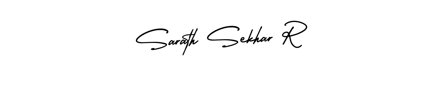 It looks lik you need a new signature style for name Sarath Sekhar R. Design unique handwritten (AmerikaSignatureDemo-Regular) signature with our free signature maker in just a few clicks. Sarath Sekhar R signature style 3 images and pictures png