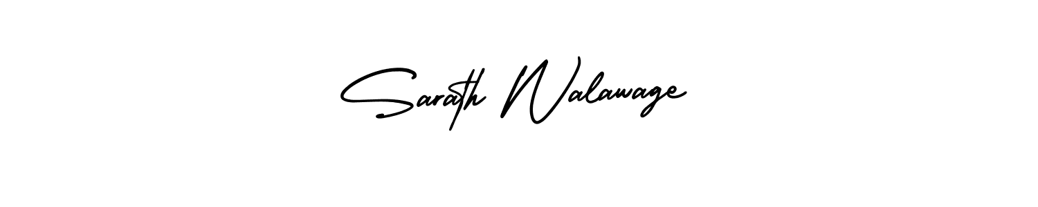 Use a signature maker to create a handwritten signature online. With this signature software, you can design (AmerikaSignatureDemo-Regular) your own signature for name Sarath Walawage. Sarath Walawage signature style 3 images and pictures png