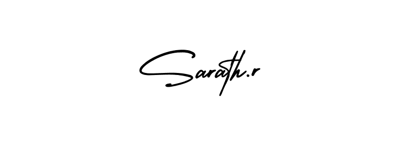 Also we have Sarath.r name is the best signature style. Create professional handwritten signature collection using AmerikaSignatureDemo-Regular autograph style. Sarath.r signature style 3 images and pictures png