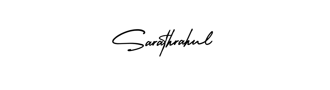 AmerikaSignatureDemo-Regular is a professional signature style that is perfect for those who want to add a touch of class to their signature. It is also a great choice for those who want to make their signature more unique. Get Sarathrahul name to fancy signature for free. Sarathrahul signature style 3 images and pictures png