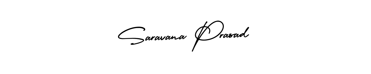 Make a beautiful signature design for name Saravana Prasad. Use this online signature maker to create a handwritten signature for free. Saravana Prasad signature style 3 images and pictures png