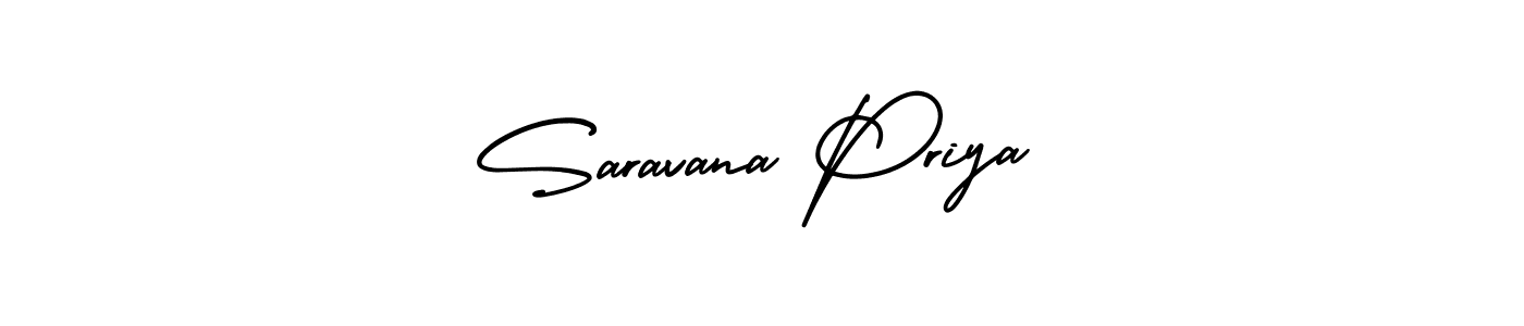 Also You can easily find your signature by using the search form. We will create Saravana Priya name handwritten signature images for you free of cost using AmerikaSignatureDemo-Regular sign style. Saravana Priya signature style 3 images and pictures png