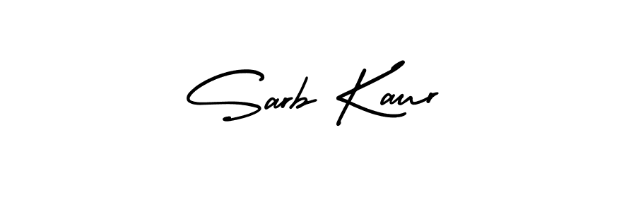 Make a beautiful signature design for name Sarb Kaur. Use this online signature maker to create a handwritten signature for free. Sarb Kaur signature style 3 images and pictures png