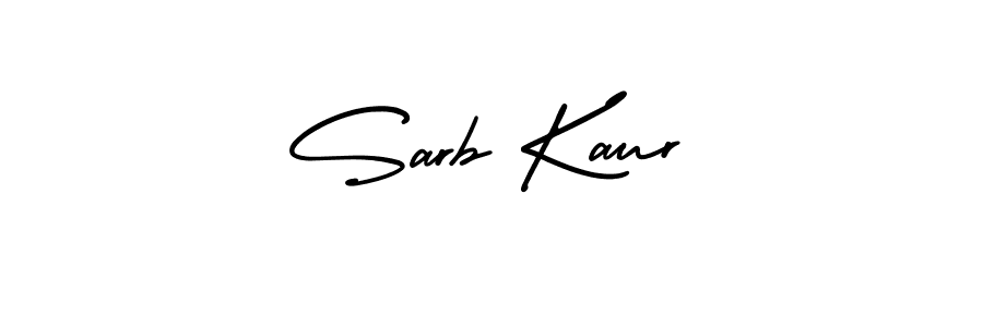 Make a beautiful signature design for name Sarb Kaur. Use this online signature maker to create a handwritten signature for free. Sarb Kaur signature style 3 images and pictures png