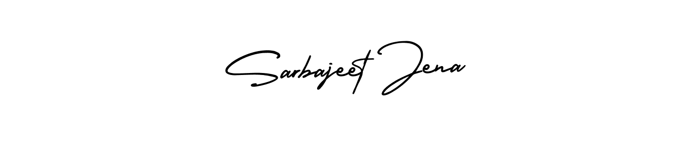 It looks lik you need a new signature style for name Sarbajeet Jena. Design unique handwritten (AmerikaSignatureDemo-Regular) signature with our free signature maker in just a few clicks. Sarbajeet Jena signature style 3 images and pictures png