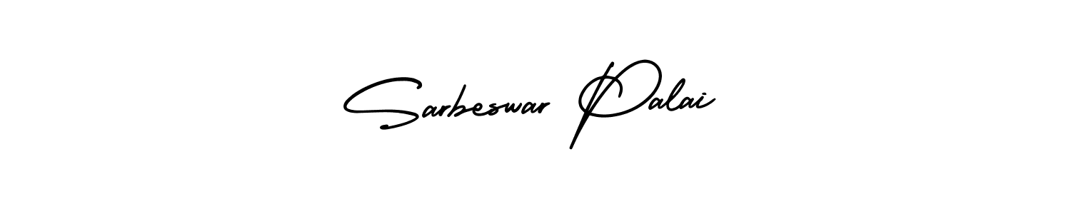 How to make Sarbeswar Palai name signature. Use AmerikaSignatureDemo-Regular style for creating short signs online. This is the latest handwritten sign. Sarbeswar Palai signature style 3 images and pictures png
