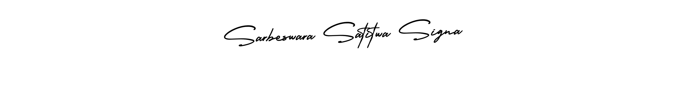 How to make Sarbeswara Satitwa Signa signature? AmerikaSignatureDemo-Regular is a professional autograph style. Create handwritten signature for Sarbeswara Satitwa Signa name. Sarbeswara Satitwa Signa signature style 3 images and pictures png