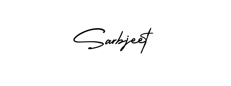 How to make Sarbjeet signature? AmerikaSignatureDemo-Regular is a professional autograph style. Create handwritten signature for Sarbjeet name. Sarbjeet signature style 3 images and pictures png