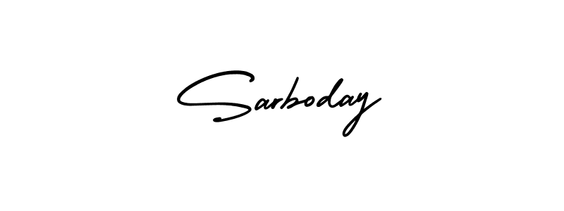 Use a signature maker to create a handwritten signature online. With this signature software, you can design (AmerikaSignatureDemo-Regular) your own signature for name Sarboday. Sarboday signature style 3 images and pictures png