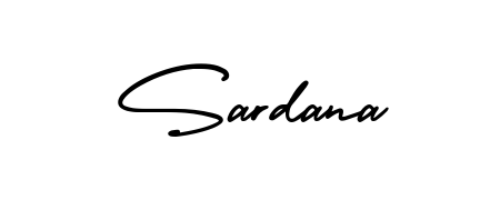 Design your own signature with our free online signature maker. With this signature software, you can create a handwritten (AmerikaSignatureDemo-Regular) signature for name Sardana. Sardana signature style 3 images and pictures png