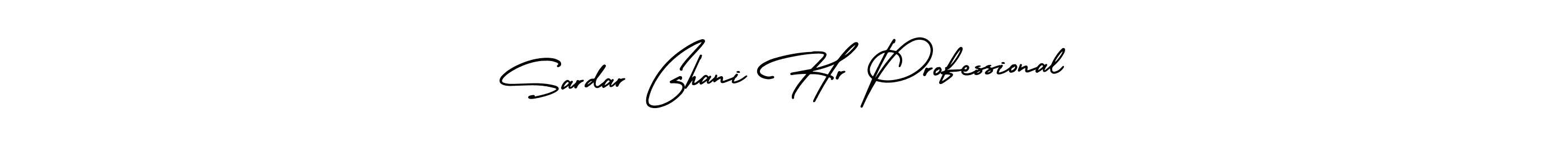 Create a beautiful signature design for name Sardar Ghani Hr Professional. With this signature (AmerikaSignatureDemo-Regular) fonts, you can make a handwritten signature for free. Sardar Ghani Hr Professional signature style 3 images and pictures png