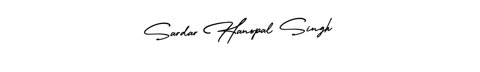 Create a beautiful signature design for name Sardar Hanspal Singh. With this signature (AmerikaSignatureDemo-Regular) fonts, you can make a handwritten signature for free. Sardar Hanspal Singh signature style 3 images and pictures png