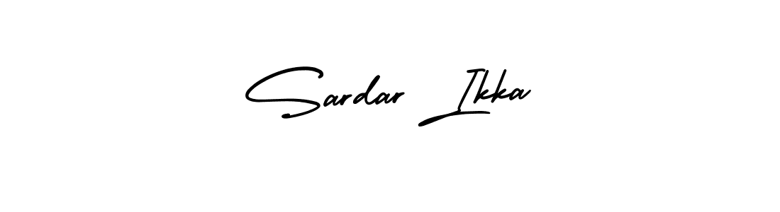 Use a signature maker to create a handwritten signature online. With this signature software, you can design (AmerikaSignatureDemo-Regular) your own signature for name Sardar Ikka. Sardar Ikka signature style 3 images and pictures png