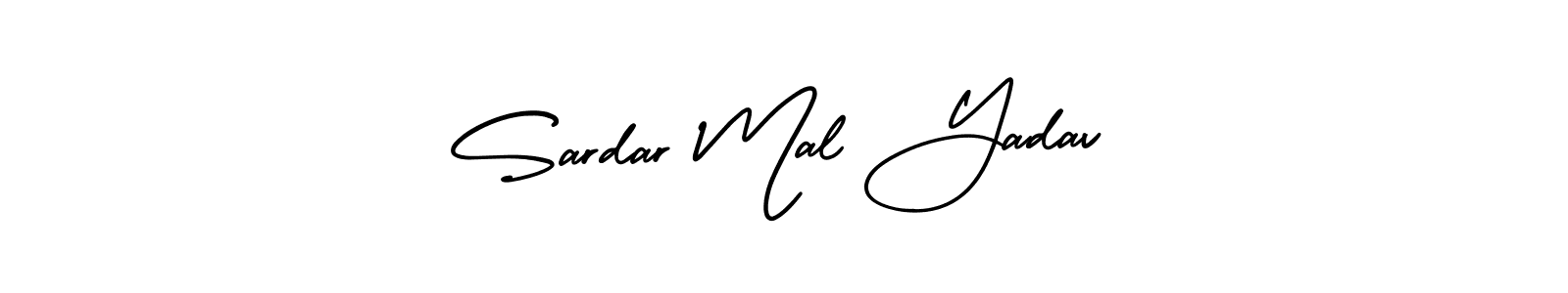Check out images of Autograph of Sardar Mal Yadav name. Actor Sardar Mal Yadav Signature Style. AmerikaSignatureDemo-Regular is a professional sign style online. Sardar Mal Yadav signature style 3 images and pictures png