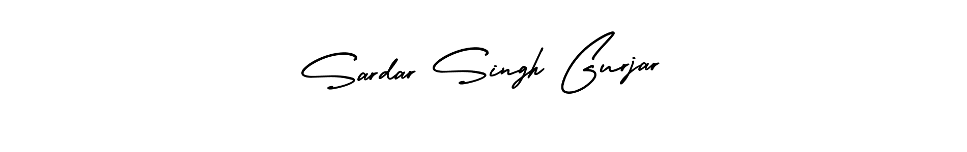 Make a beautiful signature design for name Sardar Singh Gurjar. With this signature (AmerikaSignatureDemo-Regular) style, you can create a handwritten signature for free. Sardar Singh Gurjar signature style 3 images and pictures png