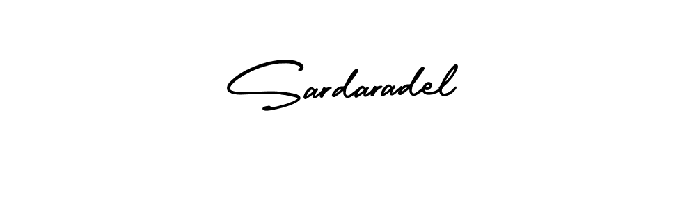 Make a beautiful signature design for name Sardaradel. Use this online signature maker to create a handwritten signature for free. Sardaradel signature style 3 images and pictures png