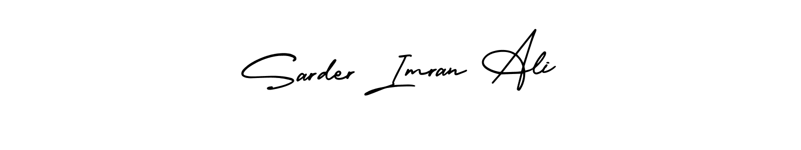 Also You can easily find your signature by using the search form. We will create Sarder Imran Ali name handwritten signature images for you free of cost using AmerikaSignatureDemo-Regular sign style. Sarder Imran Ali signature style 3 images and pictures png