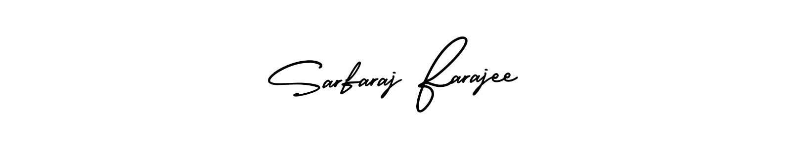 Make a beautiful signature design for name Sarfaraj Farajee. Use this online signature maker to create a handwritten signature for free. Sarfaraj Farajee signature style 3 images and pictures png