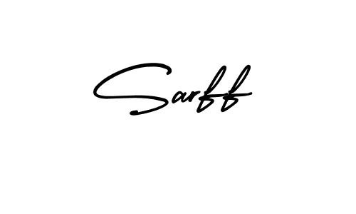 Make a beautiful signature design for name Sarff. Use this online signature maker to create a handwritten signature for free. Sarff signature style 3 images and pictures png