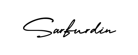 Turn your name Sarfurdin into a signature brand with AmerikaSignatureDemo-Regular styling. Download in standard PNG or transparent format anytime. Sarfurdin signature style 3 images and pictures png