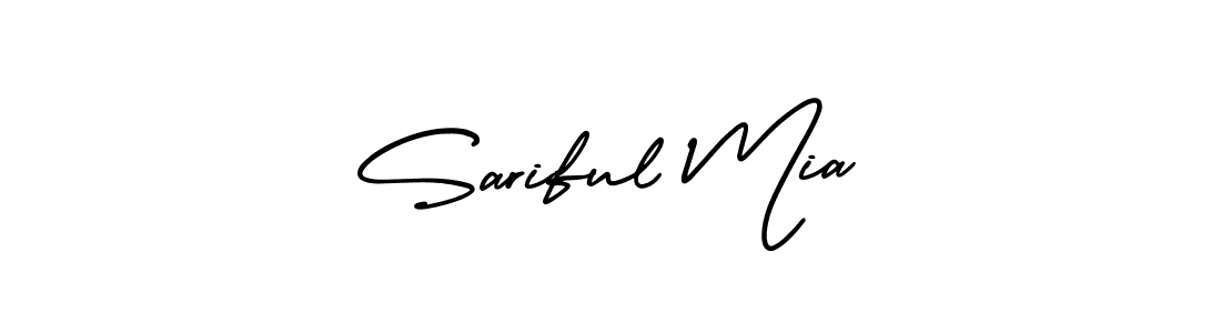 How to Draw Sariful Mia signature style? AmerikaSignatureDemo-Regular is a latest design signature styles for name Sariful Mia. Sariful Mia signature style 3 images and pictures png