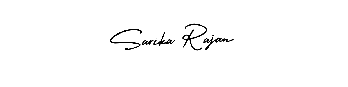Sarika Rajan stylish signature style. Best Handwritten Sign (AmerikaSignatureDemo-Regular) for my name. Handwritten Signature Collection Ideas for my name Sarika Rajan. Sarika Rajan signature style 3 images and pictures png