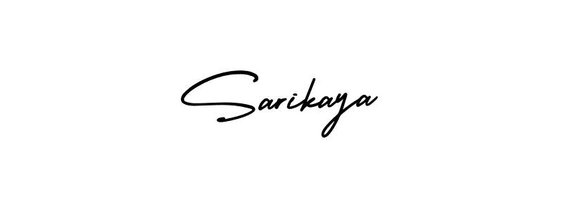 Sarikaya stylish signature style. Best Handwritten Sign (AmerikaSignatureDemo-Regular) for my name. Handwritten Signature Collection Ideas for my name Sarikaya. Sarikaya signature style 3 images and pictures png
