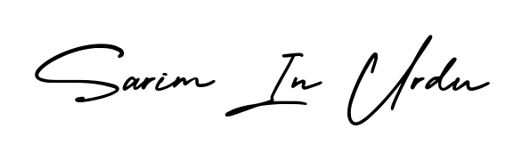 Here are the top professional signature styles for the name Sarim In Urdu. These are the best autograph styles you can use for your name. Sarim In Urdu signature style 3 images and pictures png
