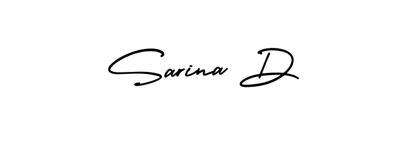 if you are searching for the best signature style for your name Sarina D. so please give up your signature search. here we have designed multiple signature styles  using AmerikaSignatureDemo-Regular. Sarina D signature style 3 images and pictures png