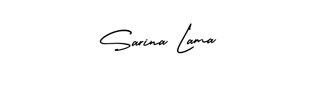 Check out images of Autograph of Sarina Lama name. Actor Sarina Lama Signature Style. AmerikaSignatureDemo-Regular is a professional sign style online. Sarina Lama signature style 3 images and pictures png